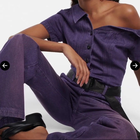 Didu One-Shoulder Denim Jumpsuit ✨ - Picture 4 of 13